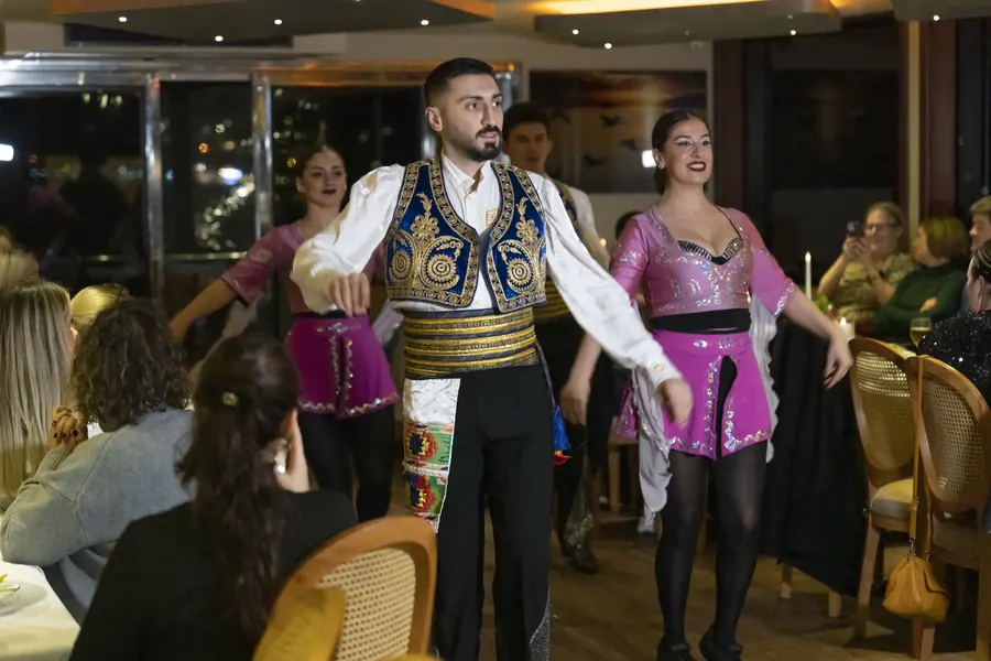 Folk dancers