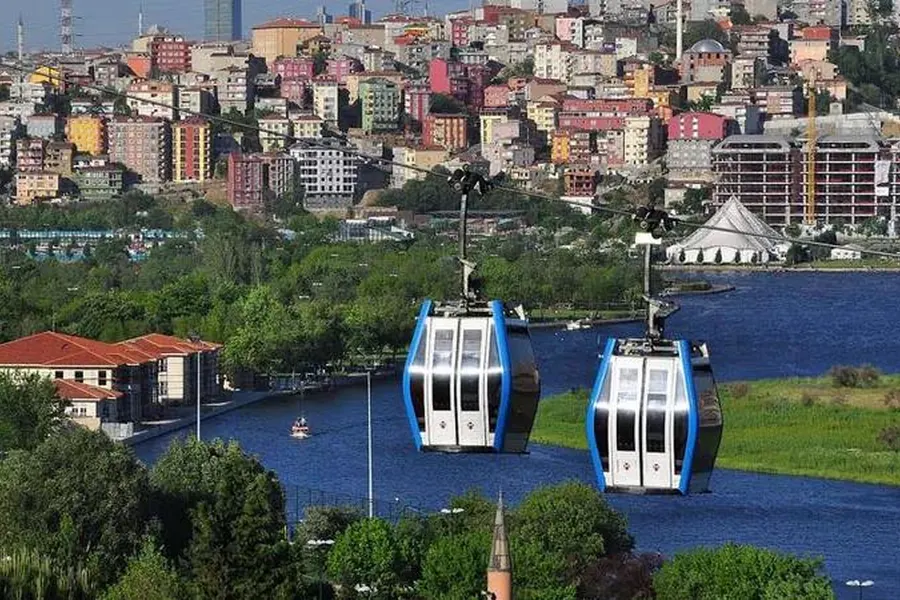 Cable car on Pierre Loti Hill