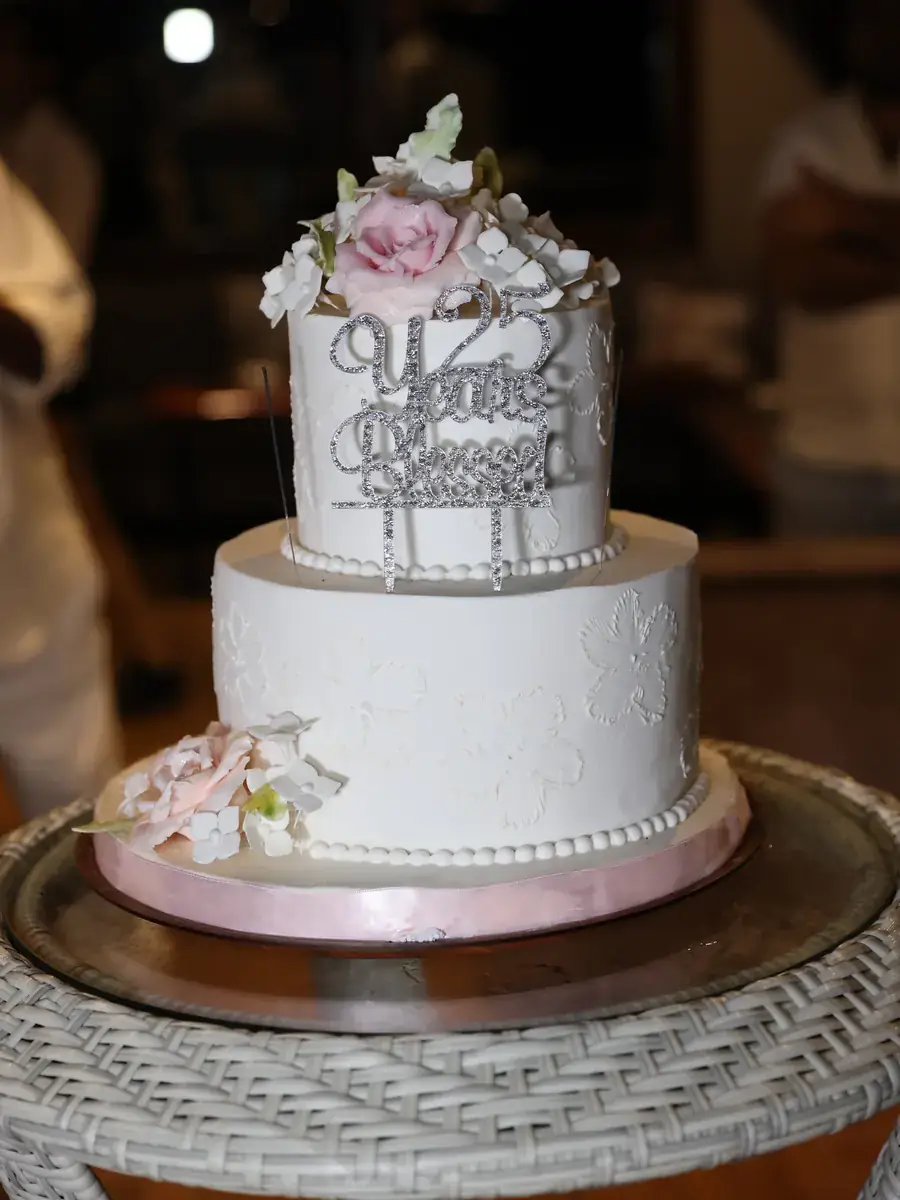 Cake on a yacht