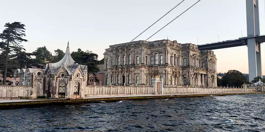 Beylerbeyi Palace on the Asian shore of the Bosphorus