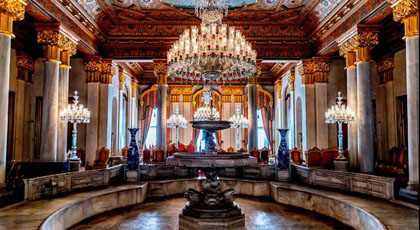 Beylerbeyi Palace on the Asian shore of the Bosphorus