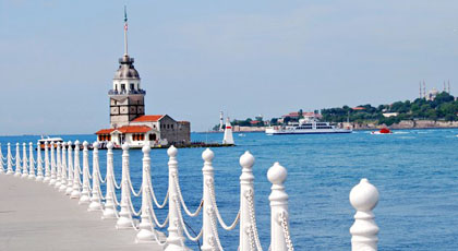 Maiden's Tower on its islet off Uskudar