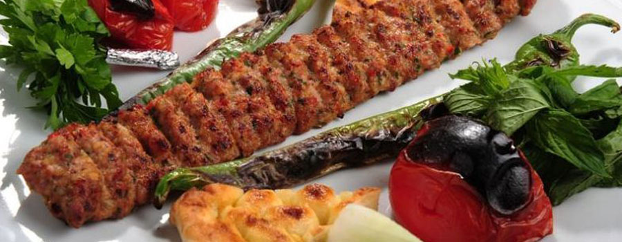 Adana kebab, a classic dish at Istanbul kebab restaurants