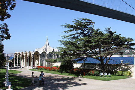 Beylerbeyi Palace on the Asian shore of the Bosphorus