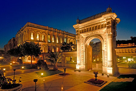 Ciragan Palace on the Bosphorus waterfront in Besiktas