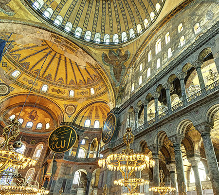 Hagia Sophia in the Sultanahmet district of Istanbul