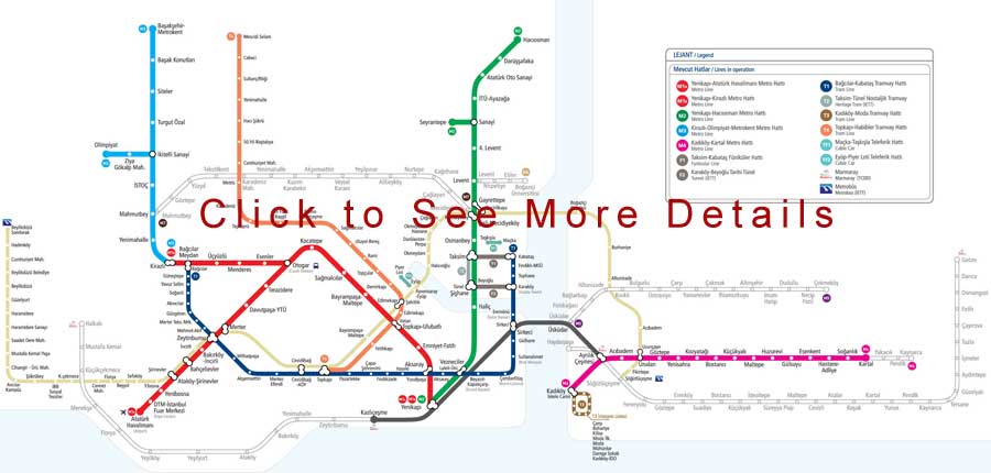 Istanbul Metro & Tram Maps