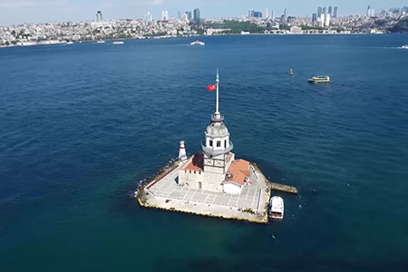 Maiden's Tower in the Bosphorus off Uskudar