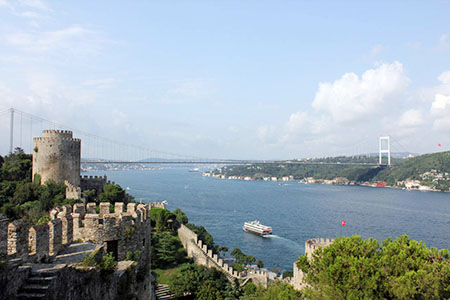 Rumeli Fortress overlooking the Bosphorus