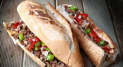 Kokorec, a popular Istanbul street food