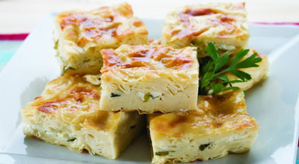 Su böreği, layered Turkish pastry with white cheese